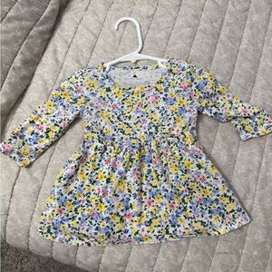 GAP Floral Kids Dress - Blue, Yellow, Pink